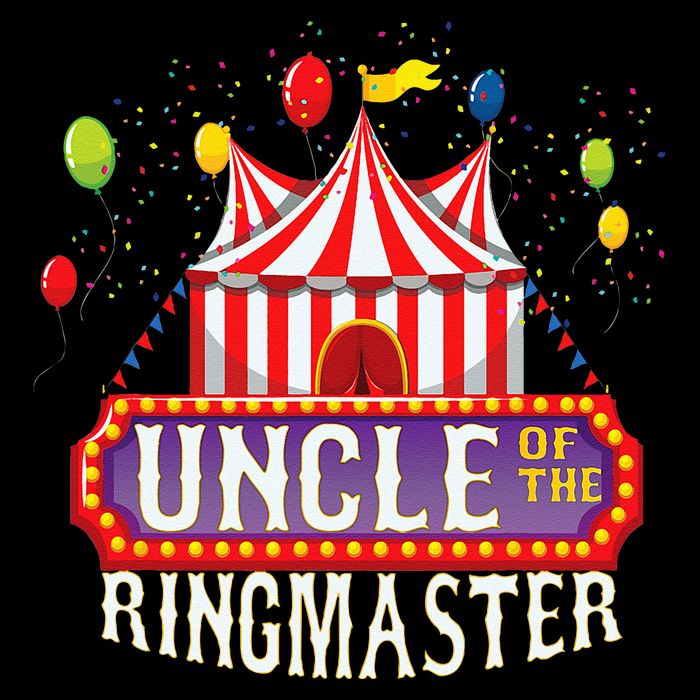 Uncle Of The Birthday Ringmaster Kids Circus Party Doggie Tank