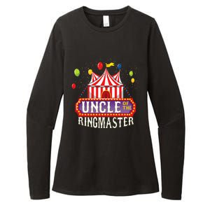 Uncle Of The Birthday Ringmaster Kids Circus Party Womens CVC Long Sleeve Shirt