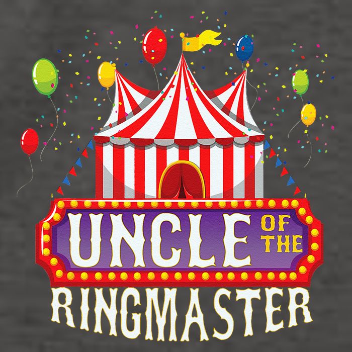 Uncle Of The Birthday Ringmaster Kids Circus Party Vector Backpack