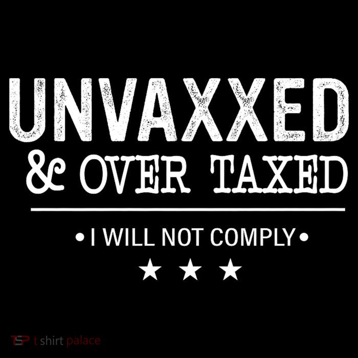 Unvaxxed & Over Taxed I Will Not Comply Full-Length Apron With Pockets