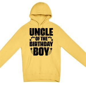 Uncle Of The Birthday Boy Celebration Premium Pullover Hoodie