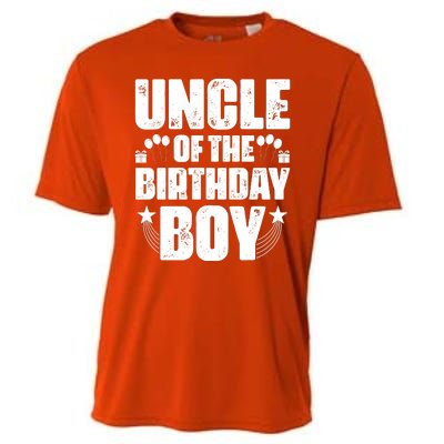 Uncle Of The Birthday Boy Celebration Cooling Performance Crew T-Shirt