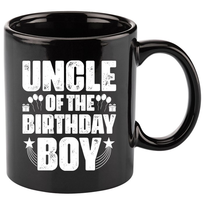 Uncle Of The Birthday Boy Celebration 11oz C Handle Ceramic Mug