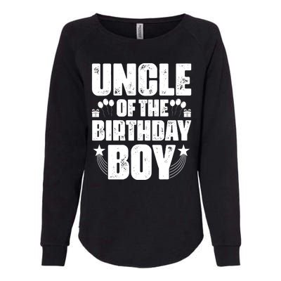 Uncle Of The Birthday Boy Celebration Womens California Wash Sweatshirt