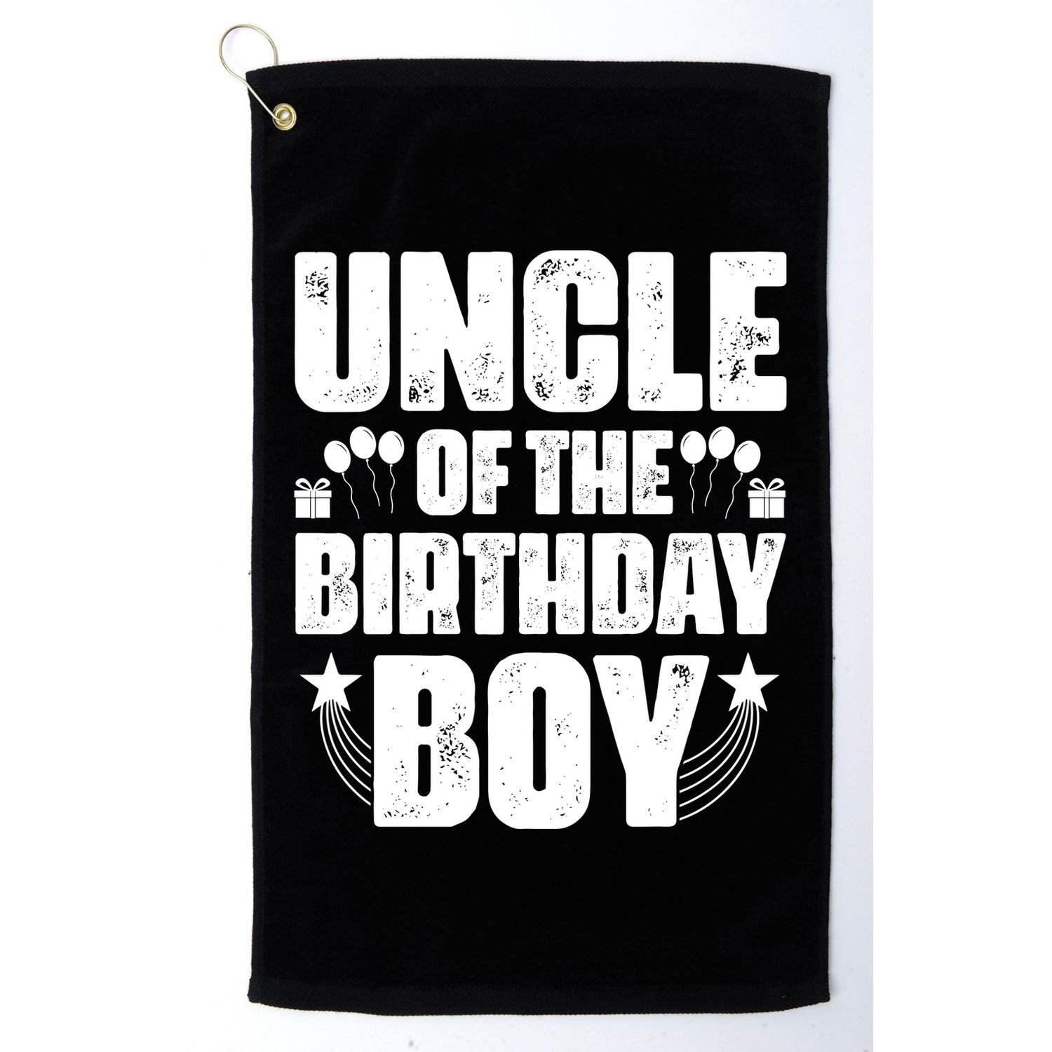 Uncle Of The Birthday Boy Celebration Golf Towel