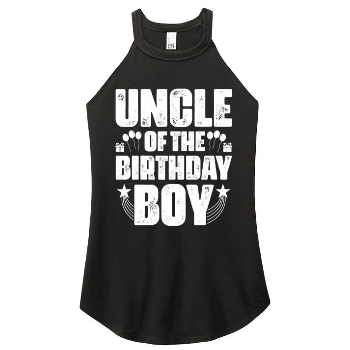 Uncle Of The Birthday Boy Celebration Women's Perfect Tri Rocker Tank