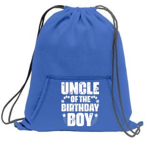 Uncle Of The Birthday Boy Celebration Sweatshirt Cinch Pack Bag