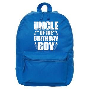 Uncle Of The Birthday Boy Celebration 16 in Basic Backpack