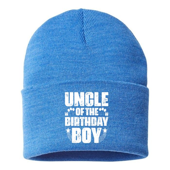 Uncle Of The Birthday Boy Celebration Sustainable Knit Beanie