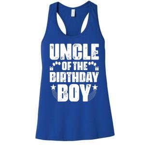 Uncle Of The Birthday Boy Celebration Women's Racerback Tank