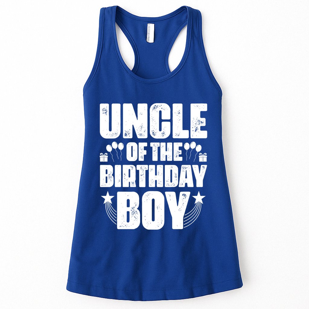 Uncle Of The Birthday Boy Celebration Womens Tank Top