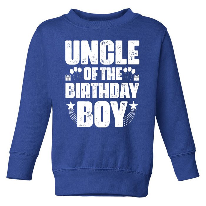 Uncle Of The Birthday Boy Celebration Toddler Sweatshirt