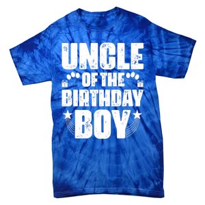 Uncle Of The Birthday Boy Celebration Tie-Dye T-Shirt