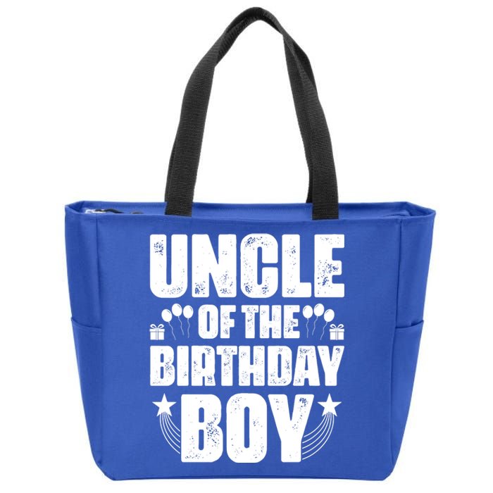 Uncle Of The Birthday Boy Celebration Zip Tote Bag