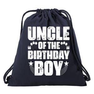 Uncle Of The Birthday Boy Celebration Drawstring Bag