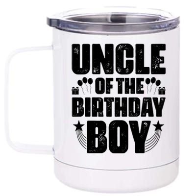 Uncle Of The Birthday Boy Celebration 12 oz Stainless Steel Tumbler Cup