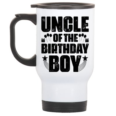 Uncle Of The Birthday Boy Celebration Stainless Steel Travel Mug