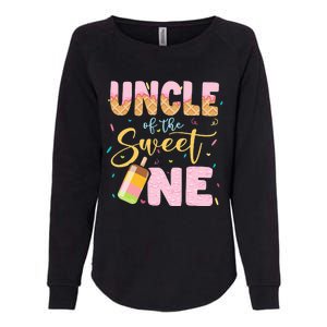 Uncle Of The Birthday Sweetie  Ice Cream Theme Party Womens California Wash Sweatshirt