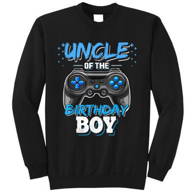 Uncle Of The Birthday Boy Matching Video Game Birthday Gift Sweatshirt