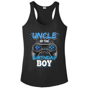 Uncle Of The Birthday Boy Matching Video Game Birthday Gift Ladies PosiCharge Competitor Racerback Tank