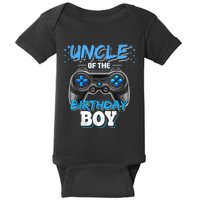 Uncle Of The Birthday Boy Matching Video Game Birthday Gift Baby Bodysuit