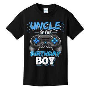 Uncle Of The Birthday Boy Matching Video Game Birthday Gift Kids T-Shirt