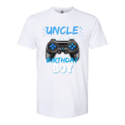 Uncle Of The Birthday Boy Matching Video Game Birthday Gift Softstyle CVC T-Shirt