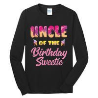 Uncle Of The Birthday Sweetie Ice Cream Birthday Tall Long Sleeve T-Shirt