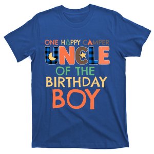 Uncle Of The Birthday Gift One Happy Camper Uncle Daddy Meaningful Gift T-Shirt