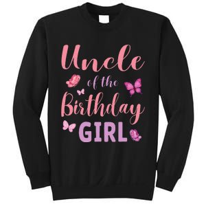 Uncle Of The Birthday Butterfly Party Sweatshirt