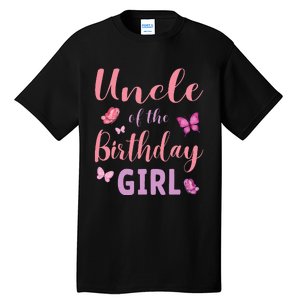 Uncle Of The Birthday Butterfly Party Tall T-Shirt