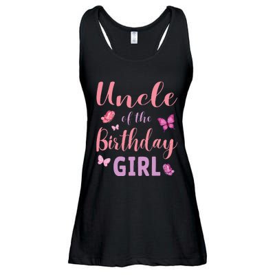 Uncle Of The Birthday Butterfly Party Ladies Essential Flowy Tank