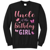 Uncle Of The Birthday Butterfly Party Tall Sweatshirt