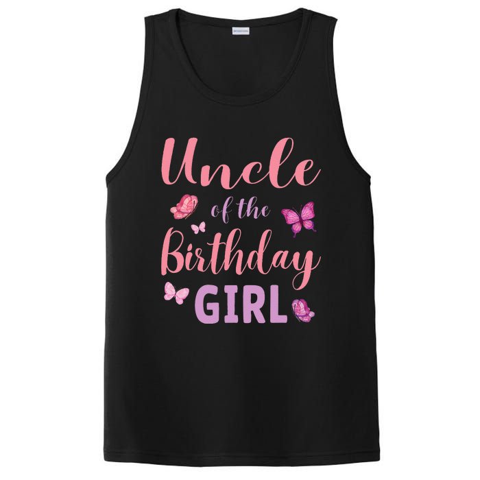 Uncle Of The Birthday Butterfly Party PosiCharge Competitor Tank