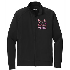 Uncle Of The Birthday Butterfly Party Stretch Full-Zip Cadet Jacket