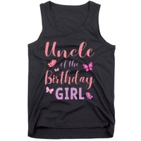 Uncle Of The Birthday Butterfly Party Tank Top