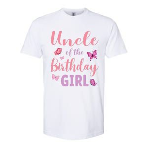 Uncle Of The Birthday Butterfly Party Softstyle CVC T-Shirt