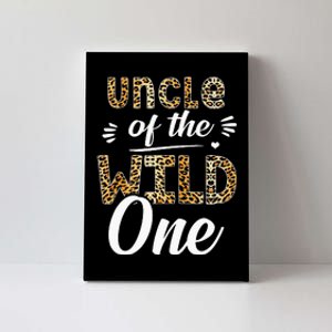 Uncle Of The Wild One Zoo Themed 1st Birthday Party Canvas