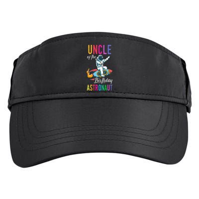 Uncle Of The Birthday Astronaut Space Bday Party Celebration Adult Drive Performance Visor