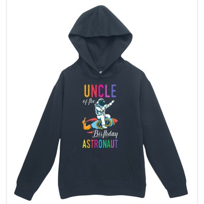 Uncle Of The Birthday Astronaut Space Bday Party Celebration Urban Pullover Hoodie