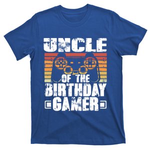 Uncle Of The Birthday Gamer Matching Video Gamer Party Gift T-Shirt