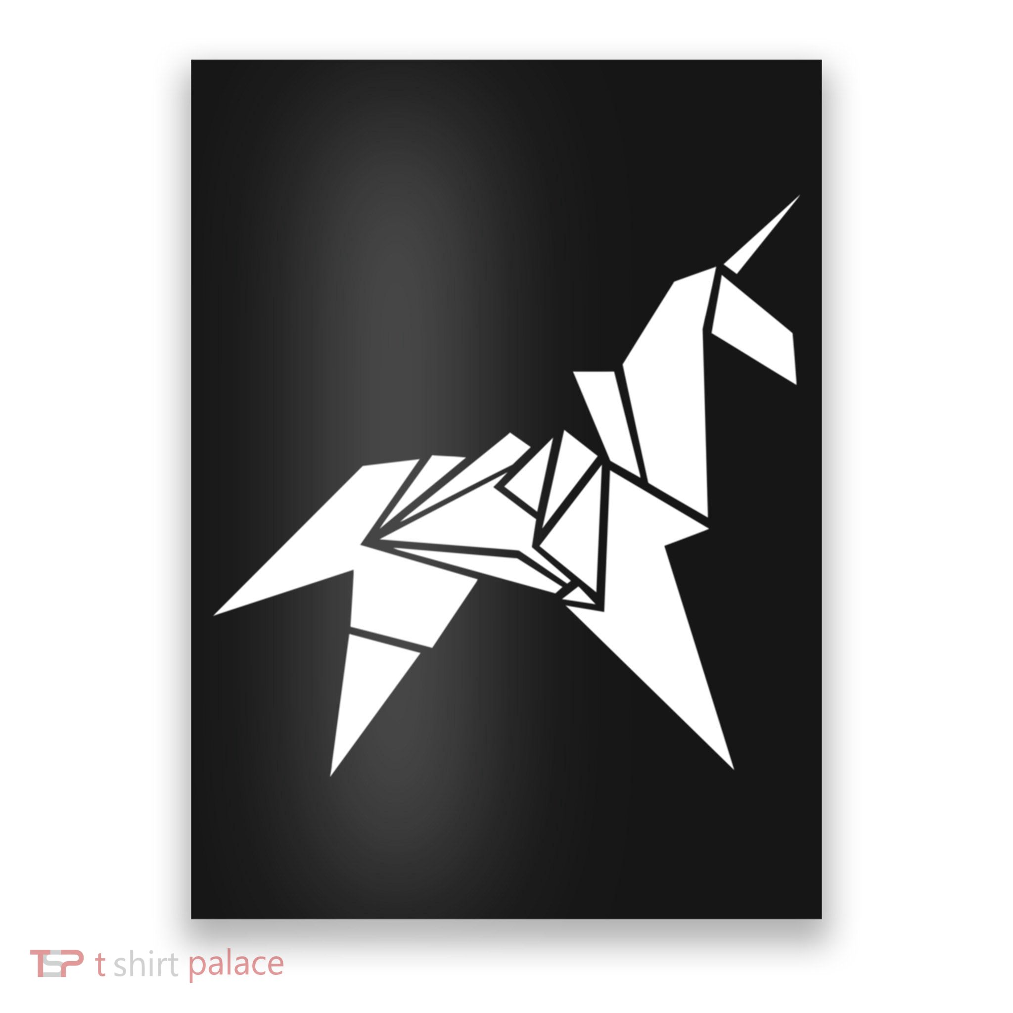 Unicorn Origami Poster