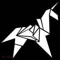 Unicorn Origami Poster