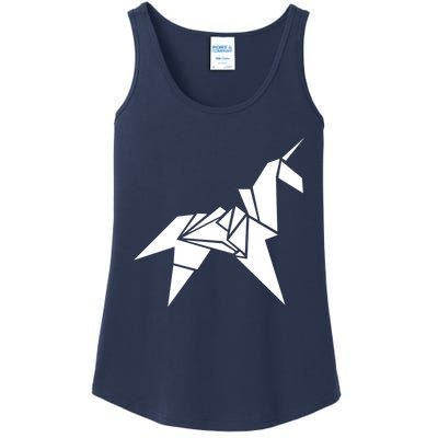 Unicorn Origami Ladies Essential Tank