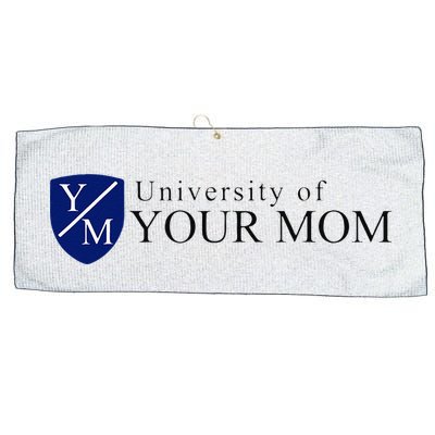 University Of Your Mom Large Microfiber Waffle Golf Towel