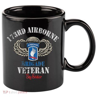 Us Paratrooper 173rd Airborne Brigade Veteran Sky Soldier 11oz C Handle Ceramic Mug