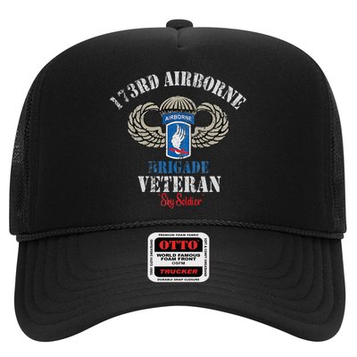 Us Paratrooper 173rd Airborne Brigade Veteran Sky Soldier Trucker Hat