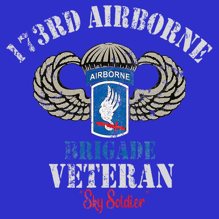 Us Paratrooper 173rd Airborne Brigade Veteran Sky Soldier T-Shirt