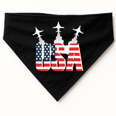USA Pilot 4th Of July Patriotic USA-Made Doggie Bandana