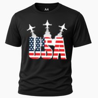 USA Pilot 4th Of July Patriotic Performance Shirt